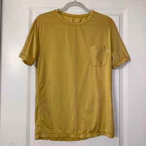 Vuori Yellow Mens T-Shirt